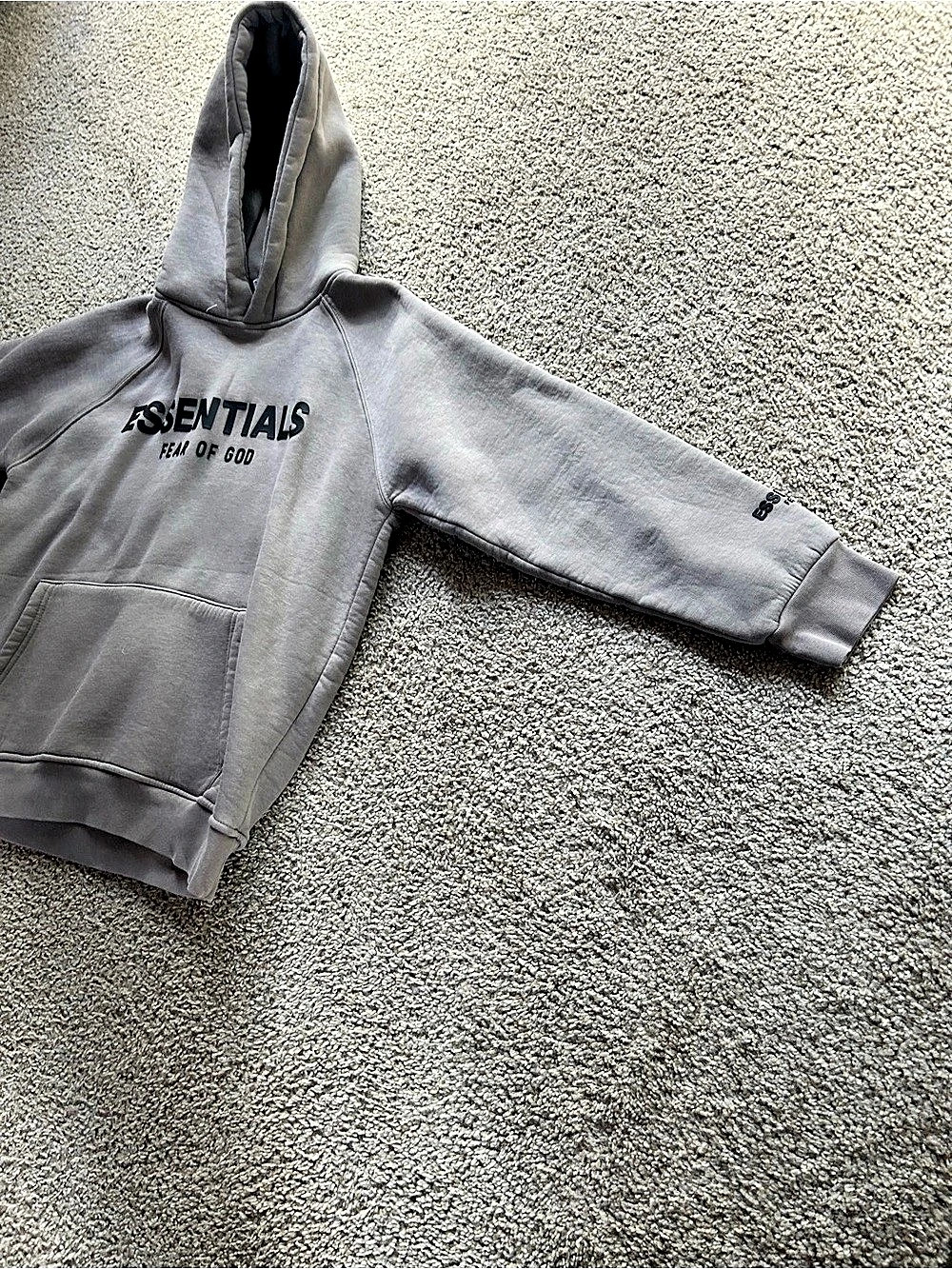 Essentials Fear of God Essentials hoodie Gray Hoodie Like New
